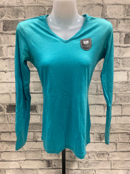 Noel Asmar LS V-Neck Heathered Teal XS
