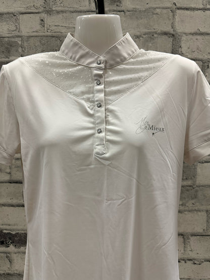 Le Mieux SS Show Shirt w/Mesh Detail L (EU 44)