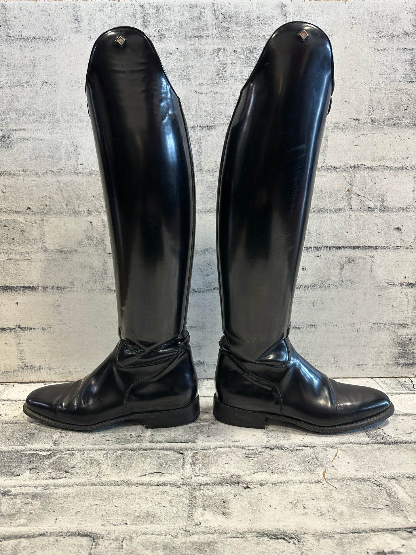 DeNiro Dressage Boots Size 10 C 12" H 18.5"