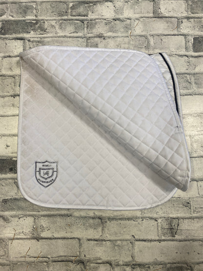 Asmar Dressage Saddle Pad White/Black F