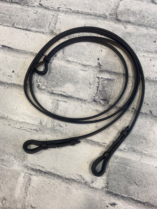 Joseph Sterling Brown Leather Curb Reins