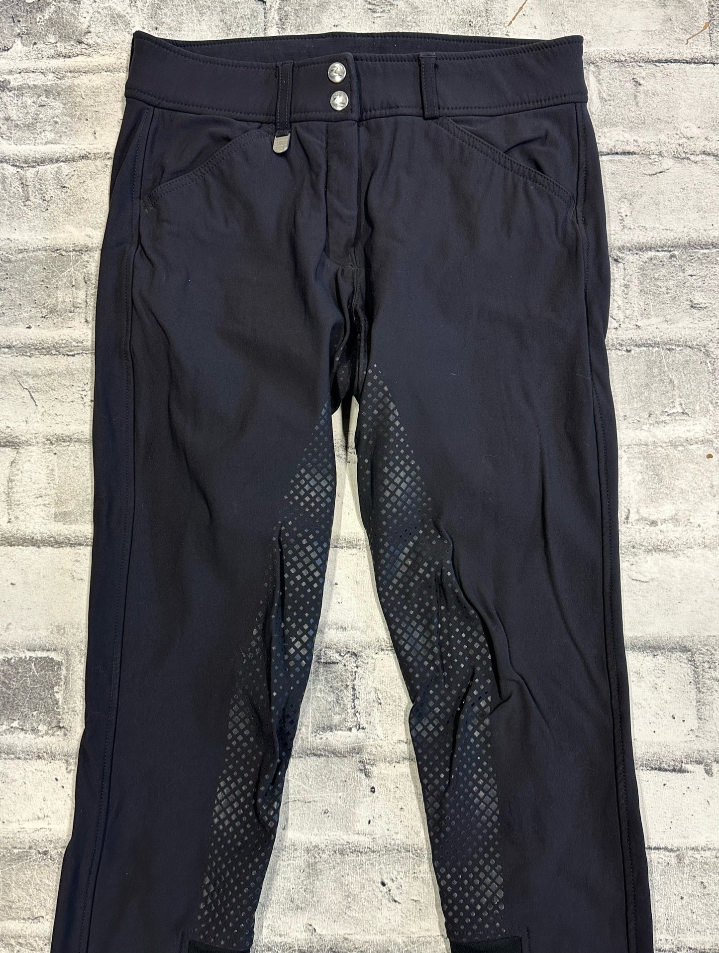 Horze FS Silicone Grip Breeches Black 26