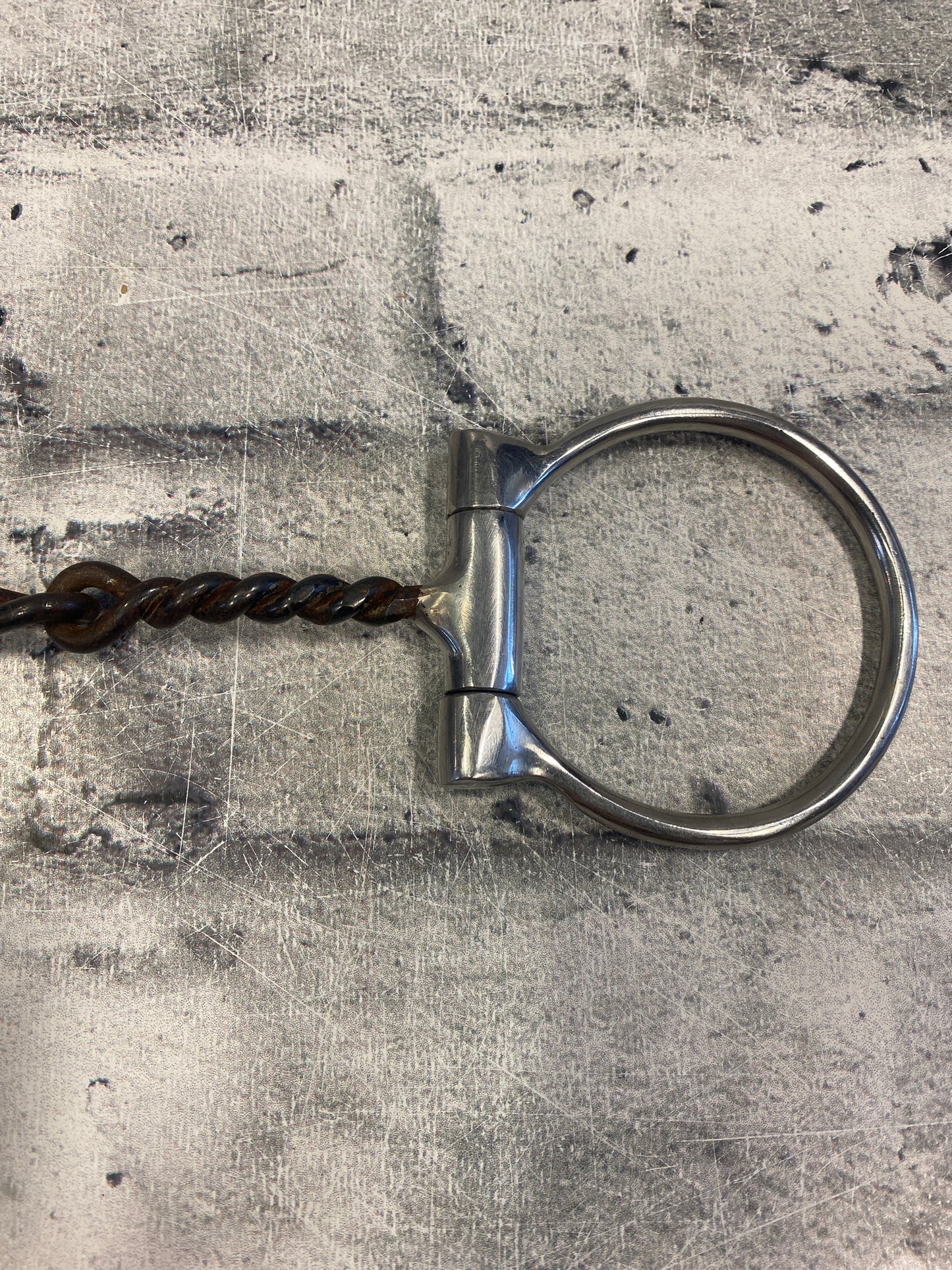 5" Sweet Iron Wire Twist Fixed Snaffle Bit
