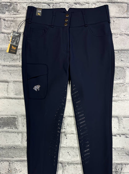 Nikara FS Grip Breeches Navy 30 NEW
