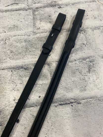 Dressage Bridle w/Crank Noseband w/Reins Black F