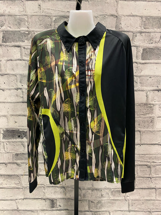 M Sport 6 Air Conditioned Sports Wear Shirt XL Neon Leaf