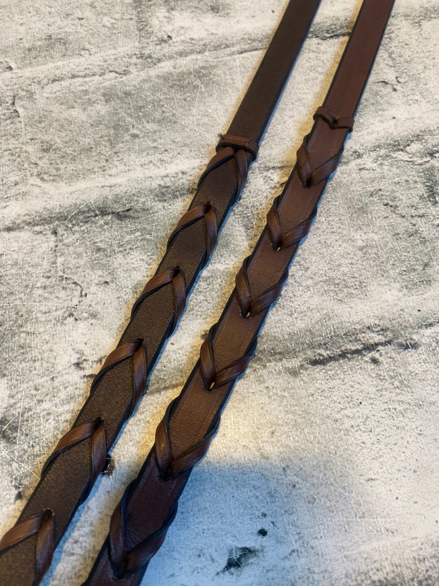 Laced Reins Brown