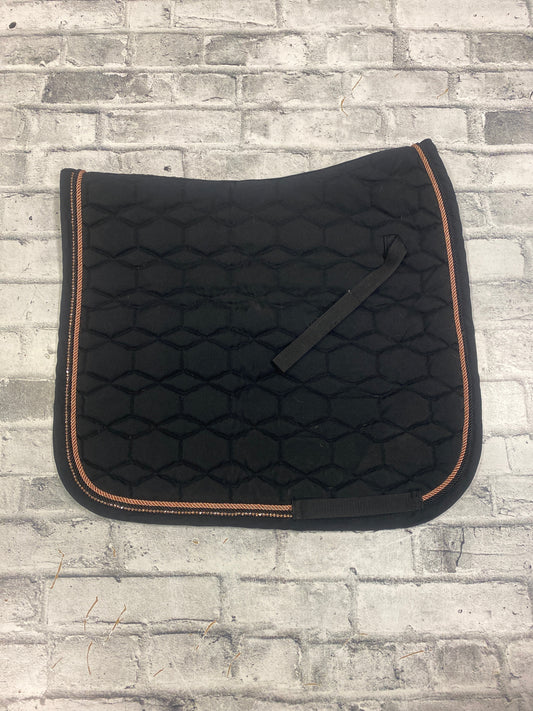 HMK Sport Dressage Pad Black/Rose Gold