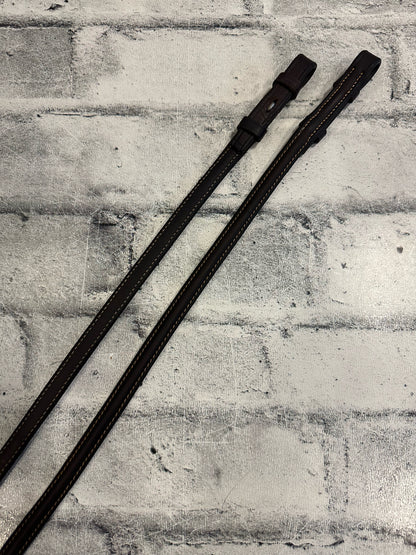 Crosby England Laced Reins Brown