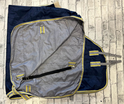 78" Summit Calor 50g Stable Blanket Navy/Yellow