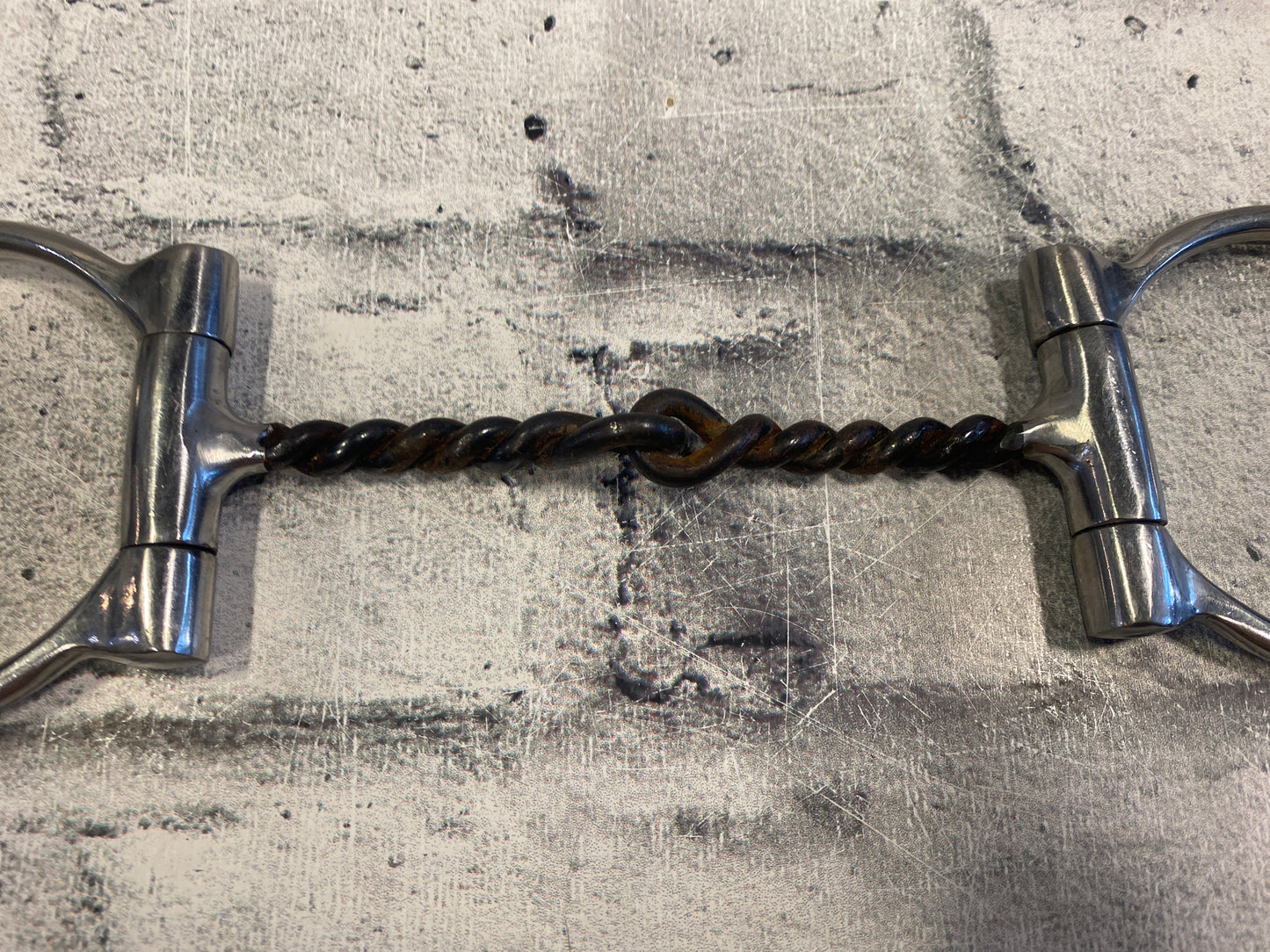 5" Sweet Iron Wire Twist Fixed Snaffle Bit