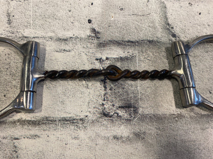 5" Sweet Iron Wire Twist Fixed Snaffle Bit