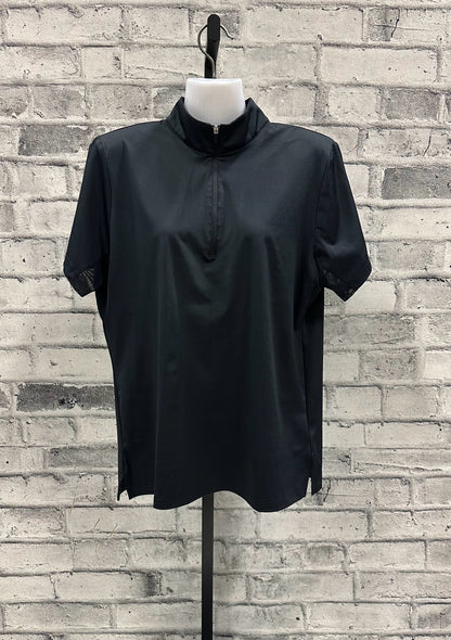 TempEQ SS 1/4 Zip Black XL