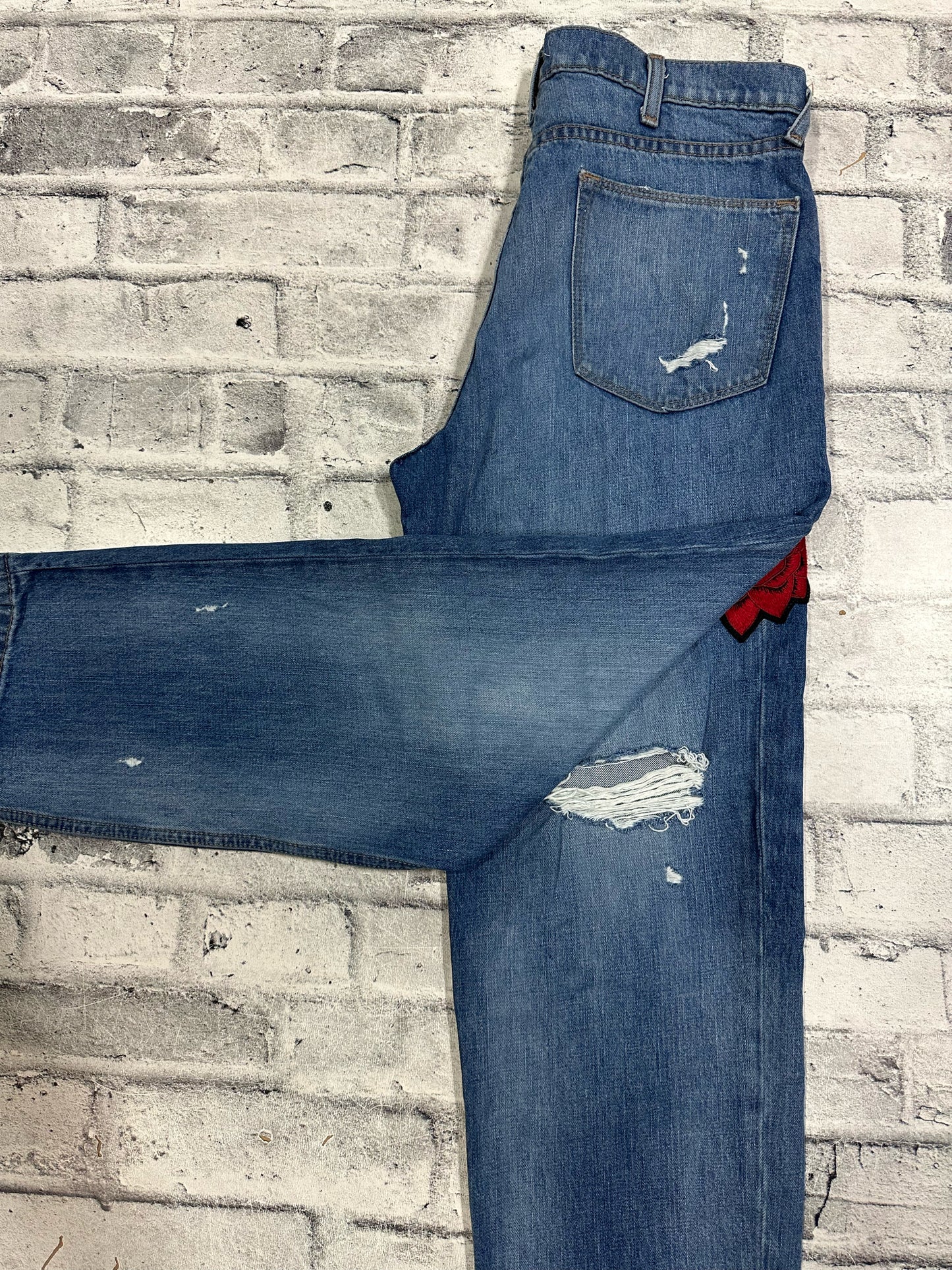 Ariat x Rodeo Quincy Straight Leg Capri Embroidered Jeans 30R