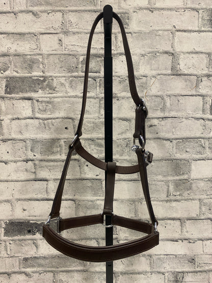 Leather Halter Brown F