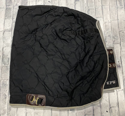78" Big D Quilted Stable Blanket Black