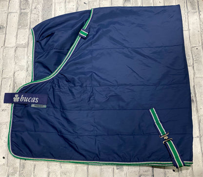 78" 150g Bucas Stable Blanket Blue/Green