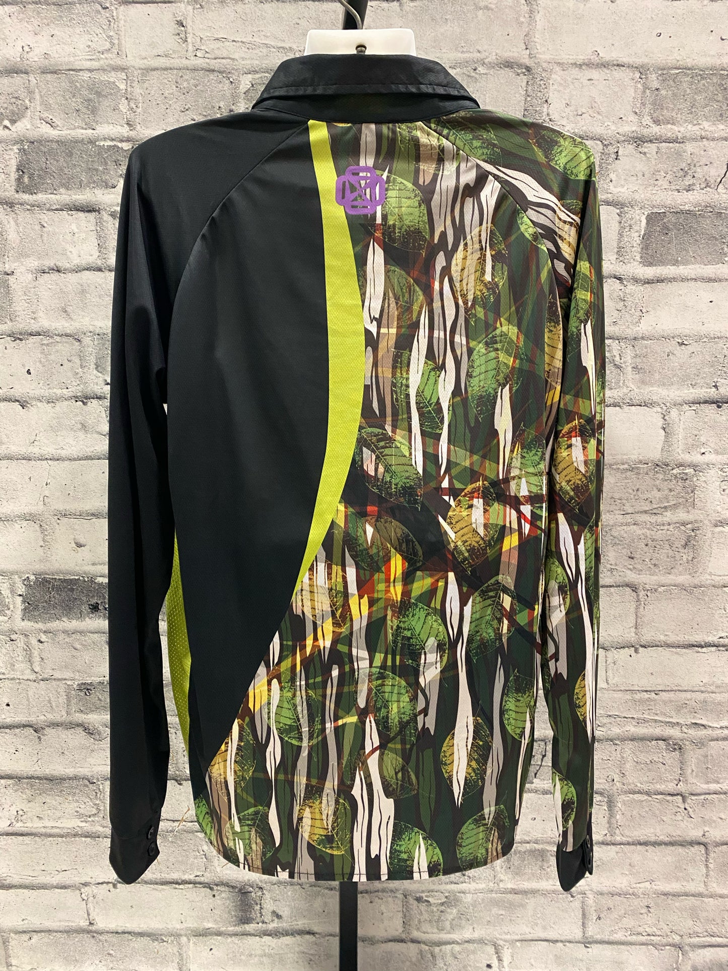M Sport 6 Air Conditioned Sports Wear Shirt XL Neon Leaf