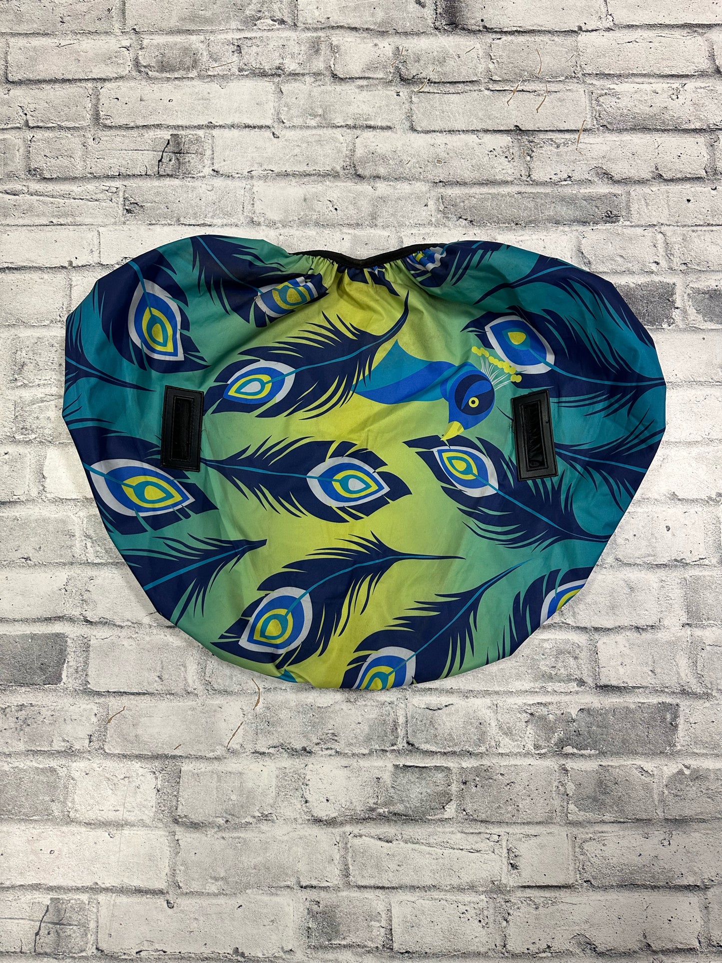 Shires Waterproof Saddle Cover Peacock Feather