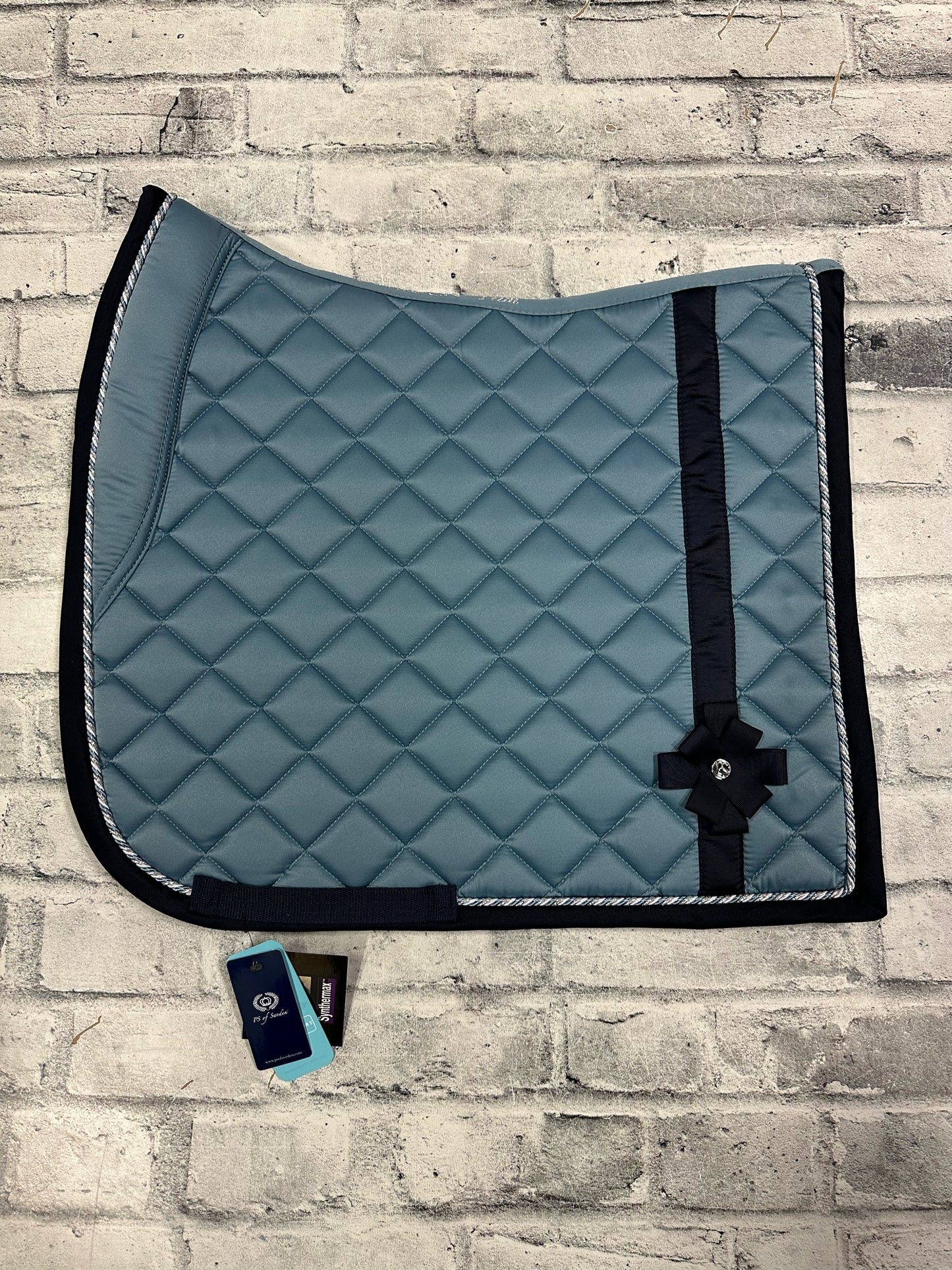 PS of Sweden Bow Dressage Pad Aqua Cob NEW