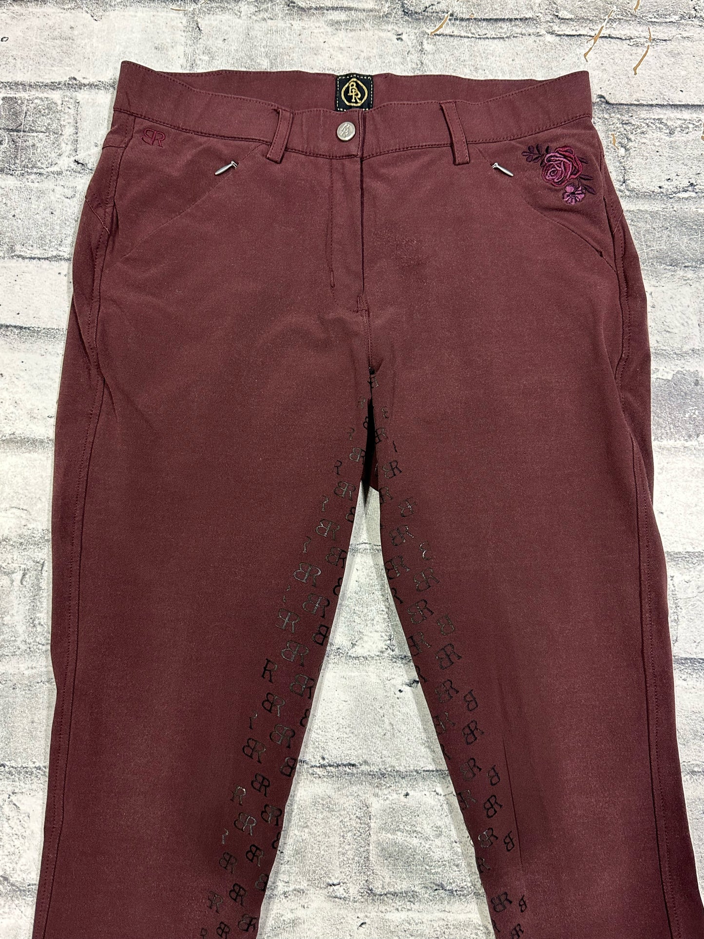 BR FS Breeches Burgundy 28