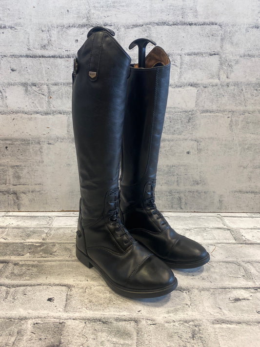 Horze Childrens Feild Boots Black 5 H 14.5" C 11"