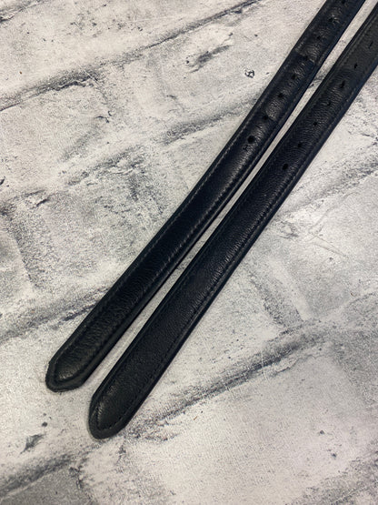 60" Passier Stirrup Leathers Black