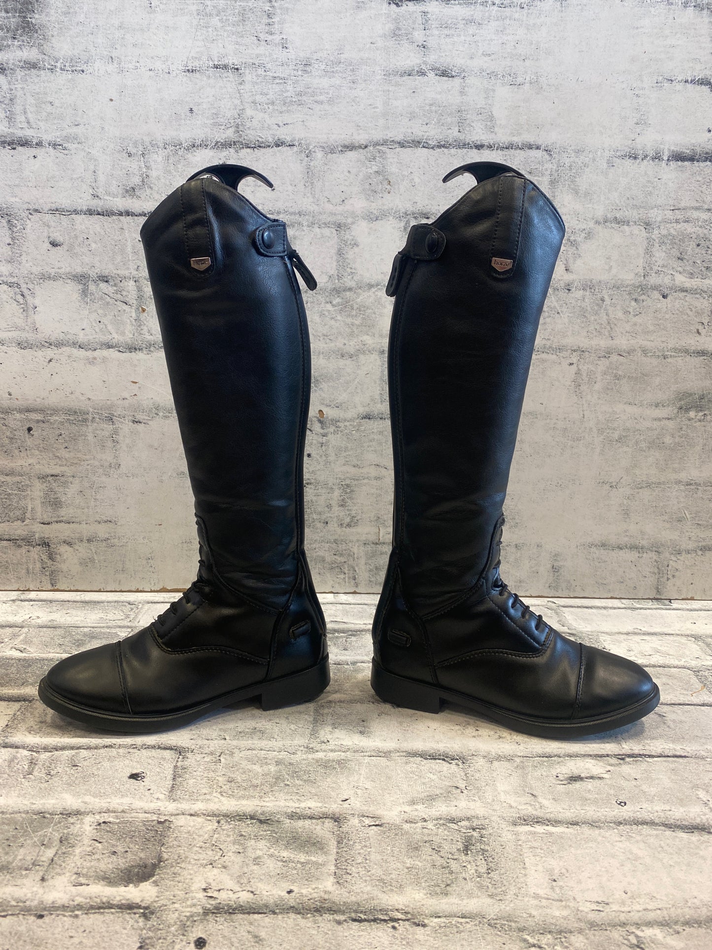 Horze Childrens Feild Boots Black 5 H 14.5" C 11"