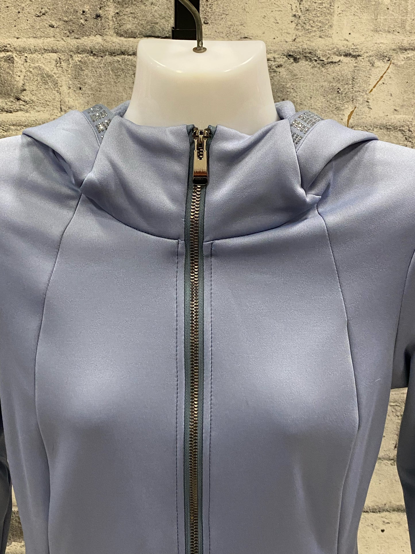 Pikeur Zip Up Sweater Periwinkle XS (EU 34) NEW