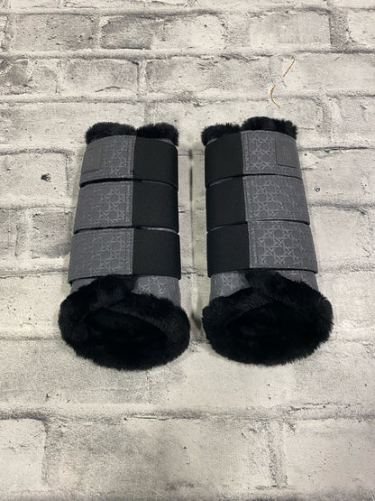BR Brushing Boots Grey/Black M