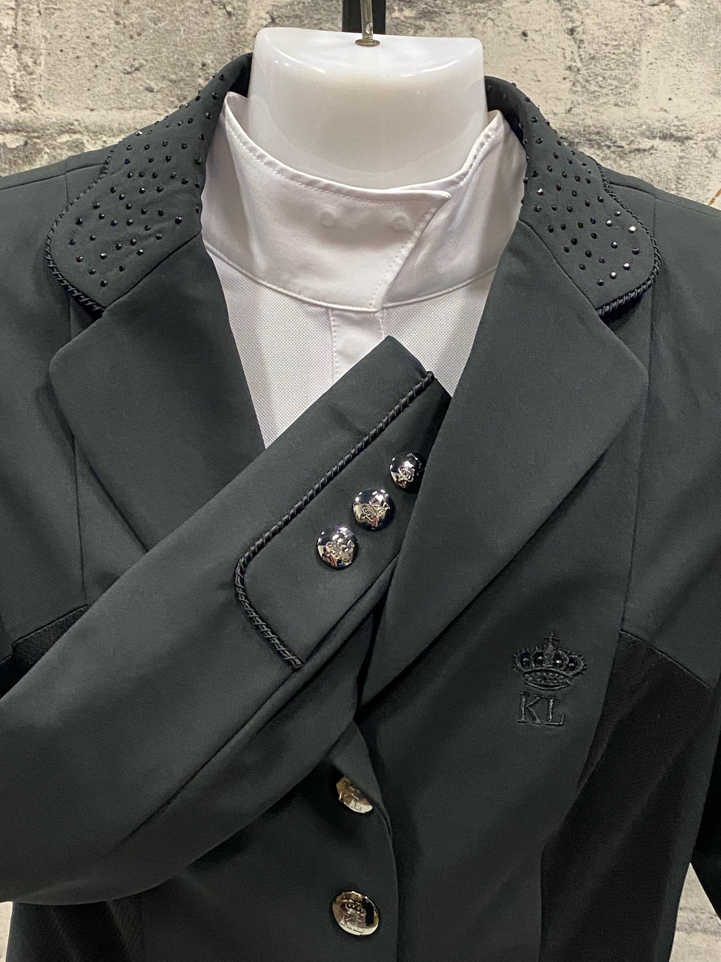 Kingsland Show Coat XS Black Rhinestone (EU 36)