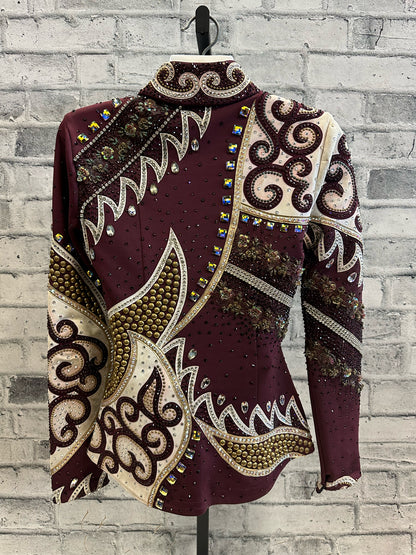 Lindsay James Custom Show Set (Jacket XS, Pants 28) Purple