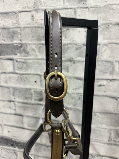 Loveson Leather Halter Brown Pony