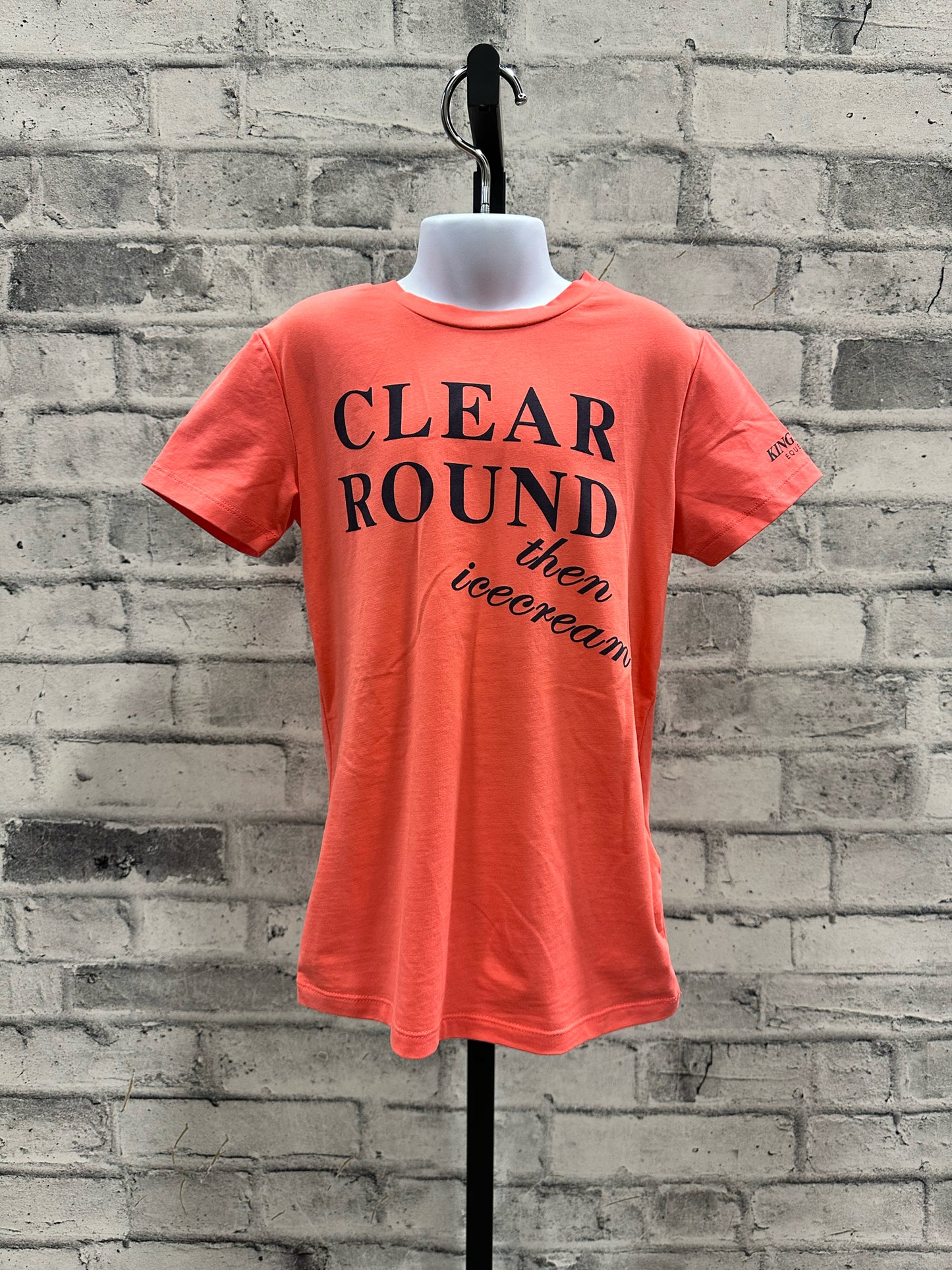 Kingsland 'Clear Round' T-Shirt Salmon Childrens M
