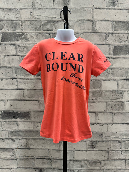 Kingsland 'Clear Round' T-Shirt Salmon Childrens M