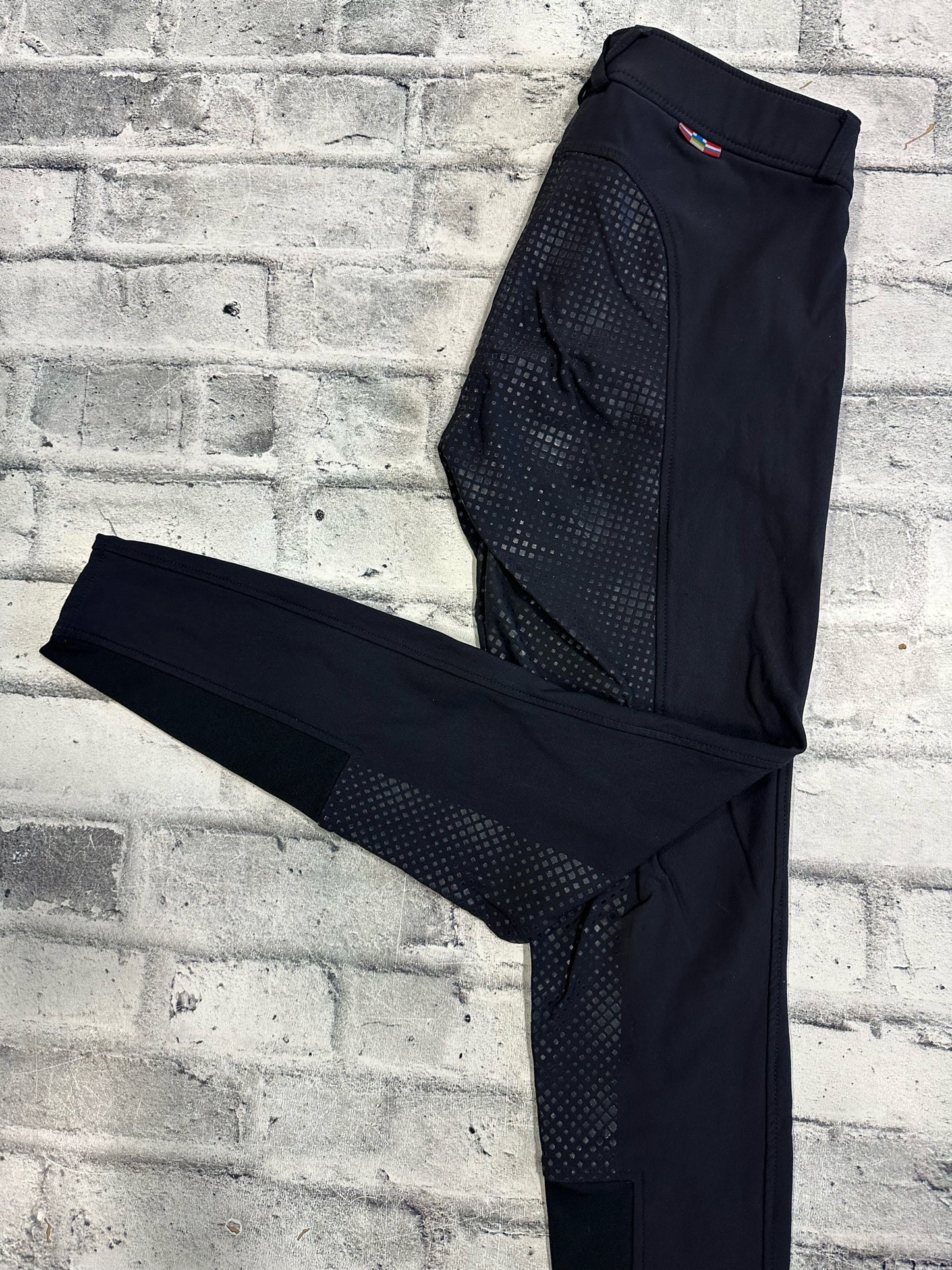 Horze FS Silicone Grip Breeches Black 26