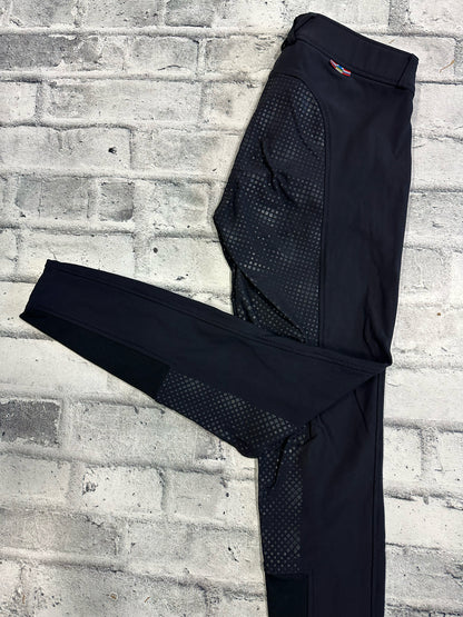 Horze FS Silicone Grip Breeches Black 26