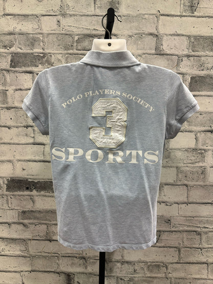 HV Polo SS Polo Shirt Heather Blue M