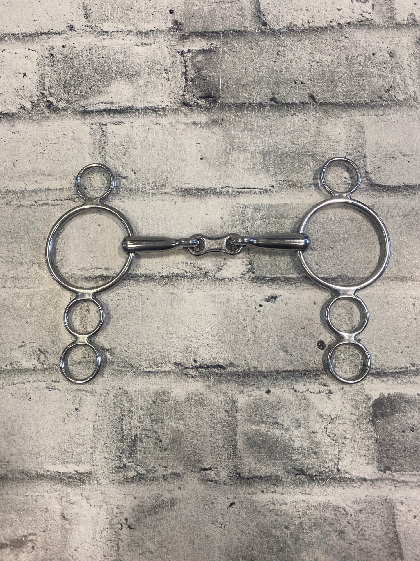 5.5" Metalab 3-Ring Gag Bit