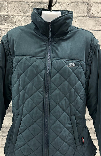 Horka Quilted Jacket/Vest Combo Navy L