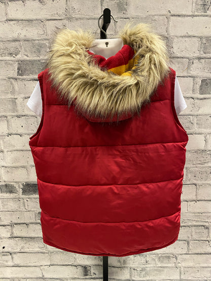 Horseware Ireland Red Newmarket Vest w Hood S