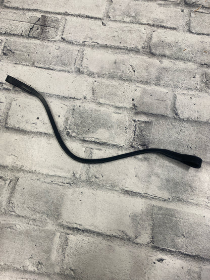 17" QPH U-Shaped Browband Black Rhinestones