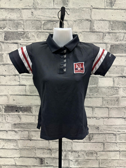Kingsland SS Polo Shirt Charcoal & Red XS