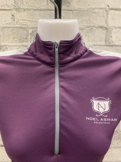 Asmar LS Sun Shirt Purple/Grey XXS