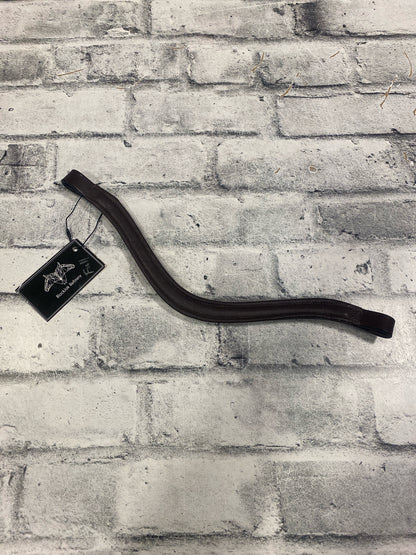 16" Black Jack Refinery U-Shaped Browband Brown w/ Bling NEW