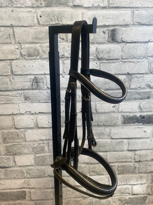 Otto Schumacher size 2 snaffle bridle w/ silver detail