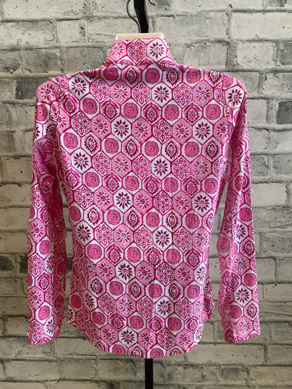IBKUL Sun Shirt Pink Pattern XS