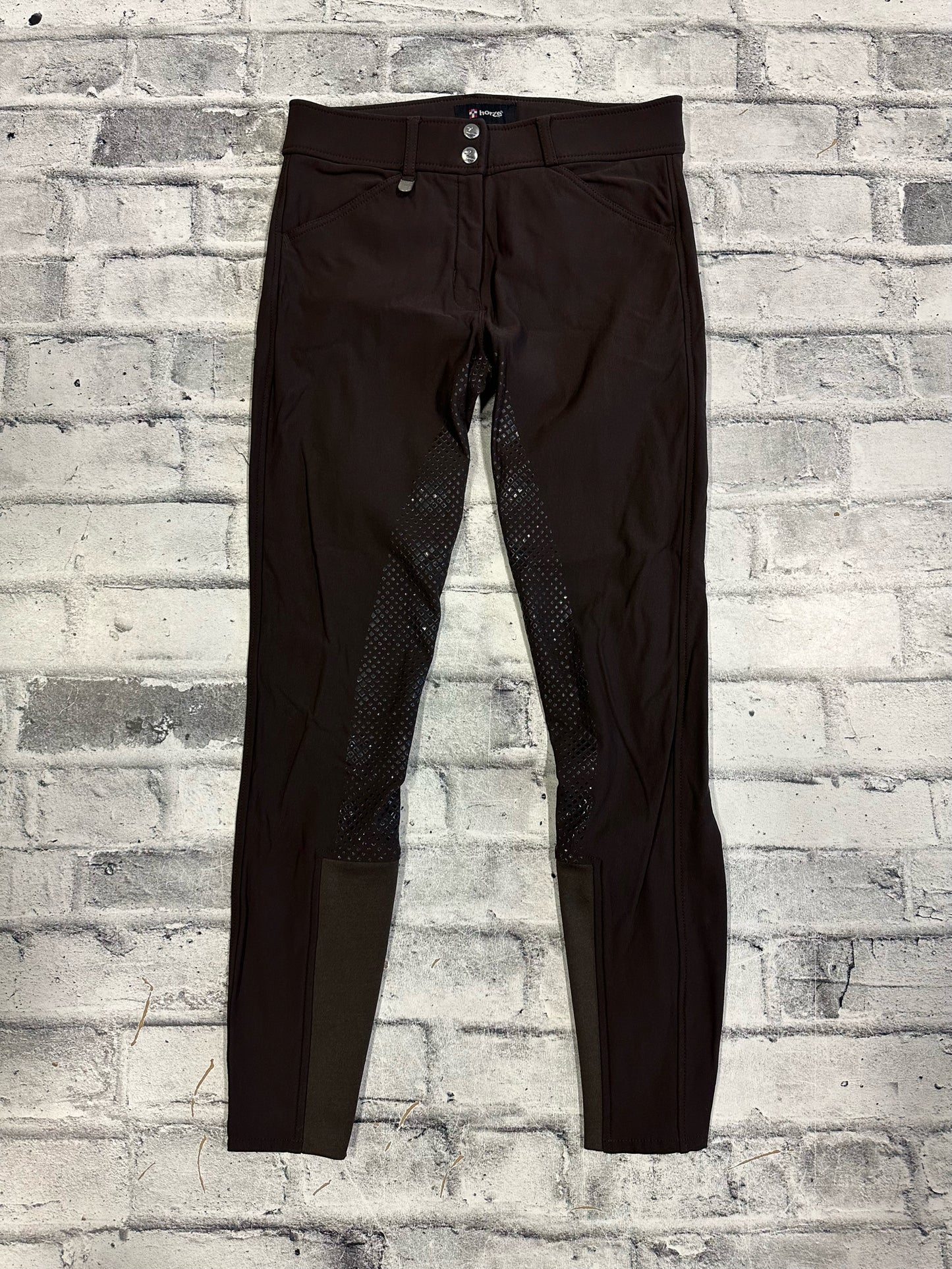 Horze FS Silicone Grip Breeches Brown 26