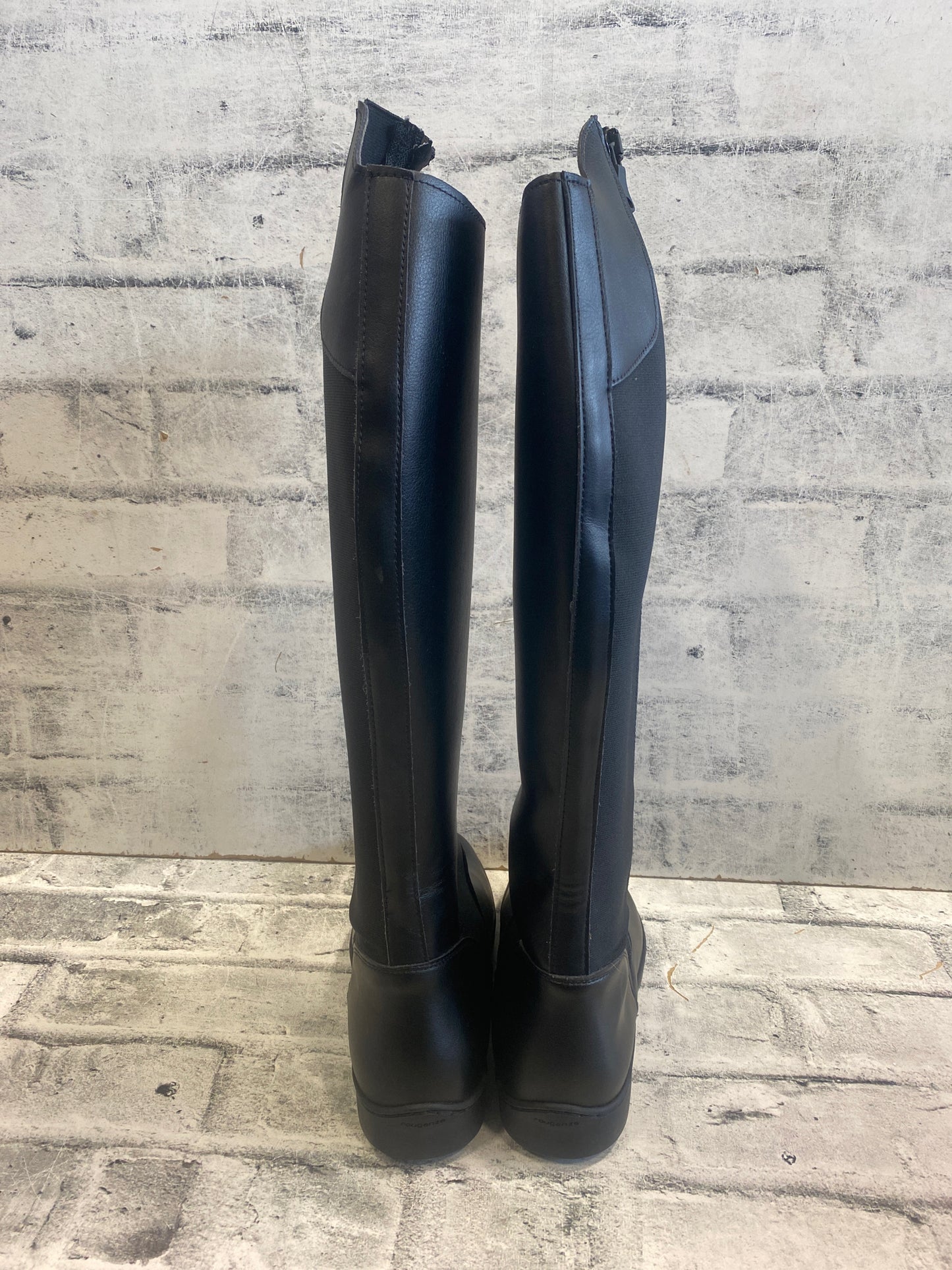 Decathalon Zip Tall Boots Black 10.5