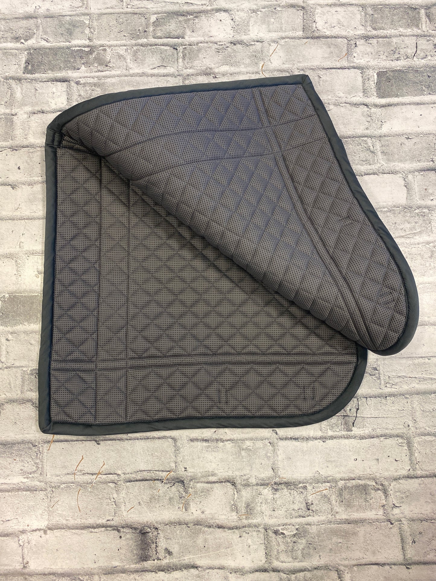 Equestrian Stockholm Dressage Saddle Pad Charcoal F